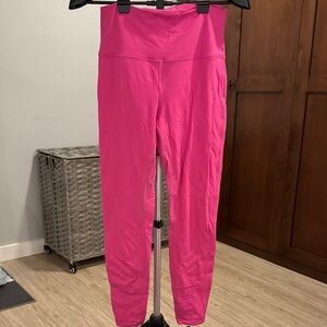Lululemon Athletica Bright Pink Leggings